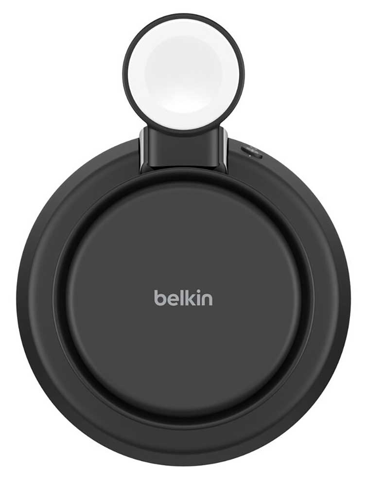 Belkin UltraCharge Pro 3-in-1 Magnetic Charger with Qi2 25W in Black - WIZ040TTCH - image 3
