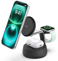 Belkin UltraCharge Pro 3-in-1 Magnetic Charger with Qi2 25W in Black - WIZ040TTCH - image 1