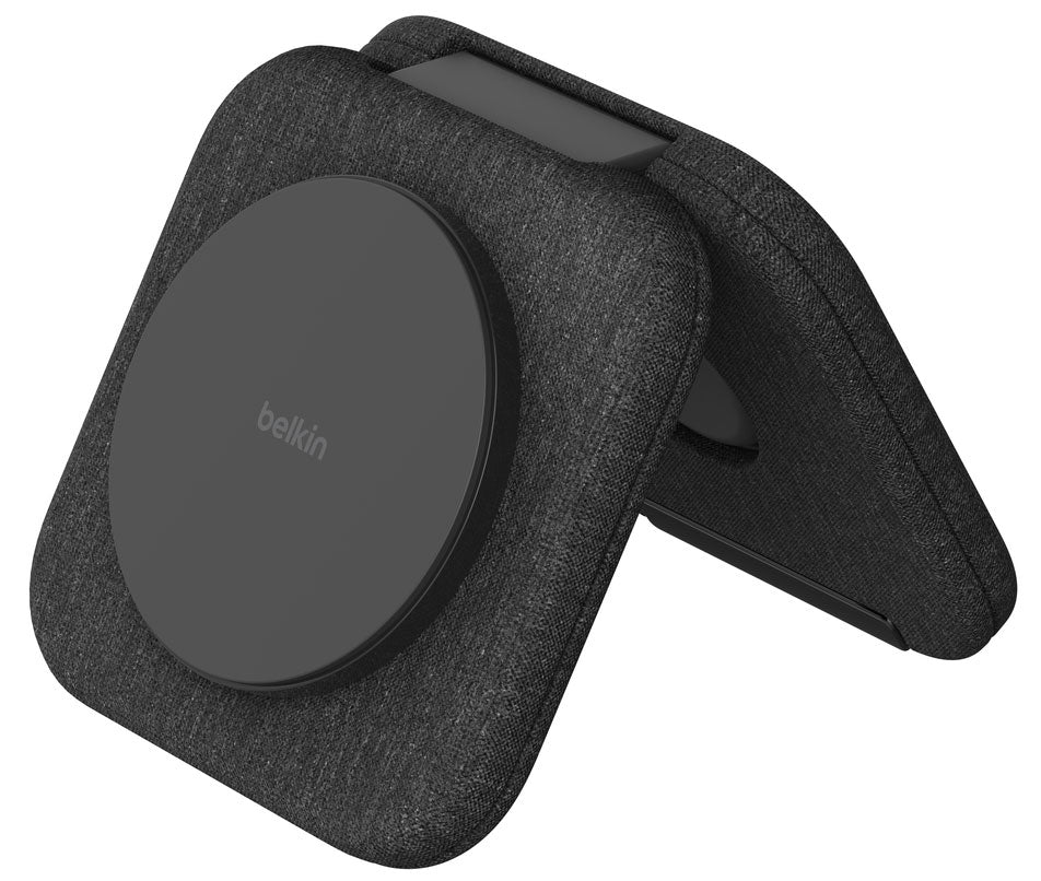 Belkin BOOST CHARGE Pro 2-in-1 Magnetic Charging Travel Pad with Qi2 15W - WIZ026TTBK - image 4