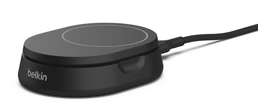 Belkin BoostCharge Convertible Magnetic Wireless Charging Stand with Qi2 15W in Black - WIA008TTBK - image 3