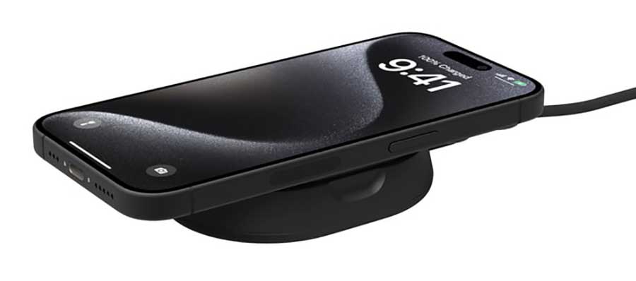Belkin BoostCharge Convertible Magnetic Wireless Charging Stand with Qi2 15W in Black - WIA008TTBK - image 7