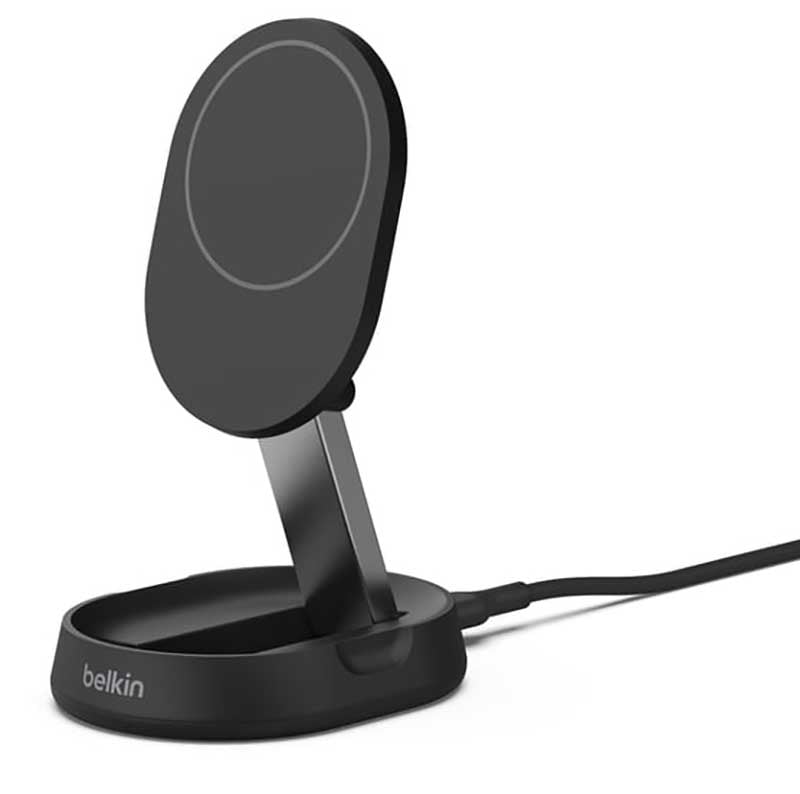 Belkin BoostCharge Convertible Magnetic Wireless Charging Stand with Qi2 15W in Black - WIA008TTBK - image 2