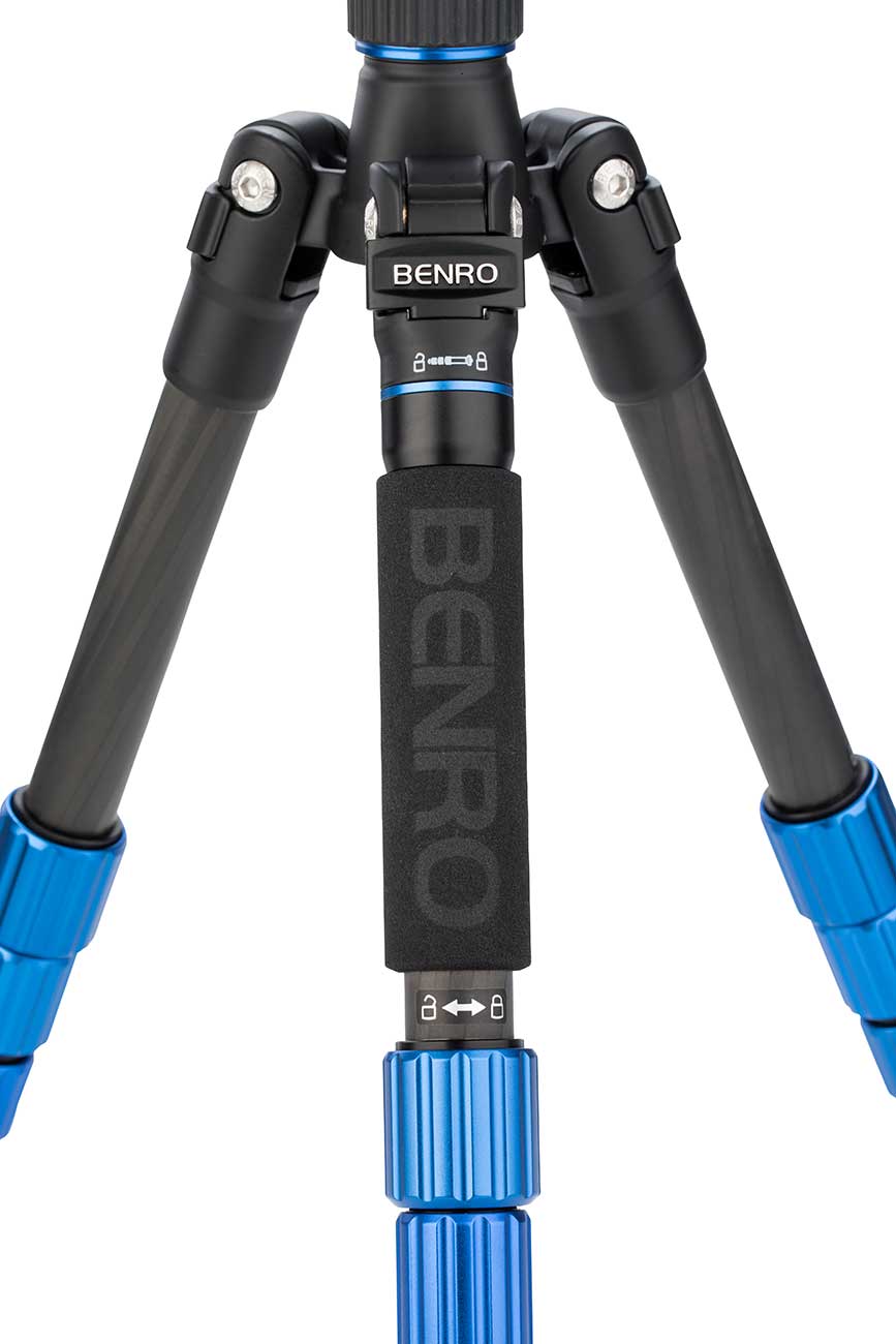 Benro Slim Travel Tripod Kit in Carbon Fiber Black/Blue - FSL09CN00 - image 8