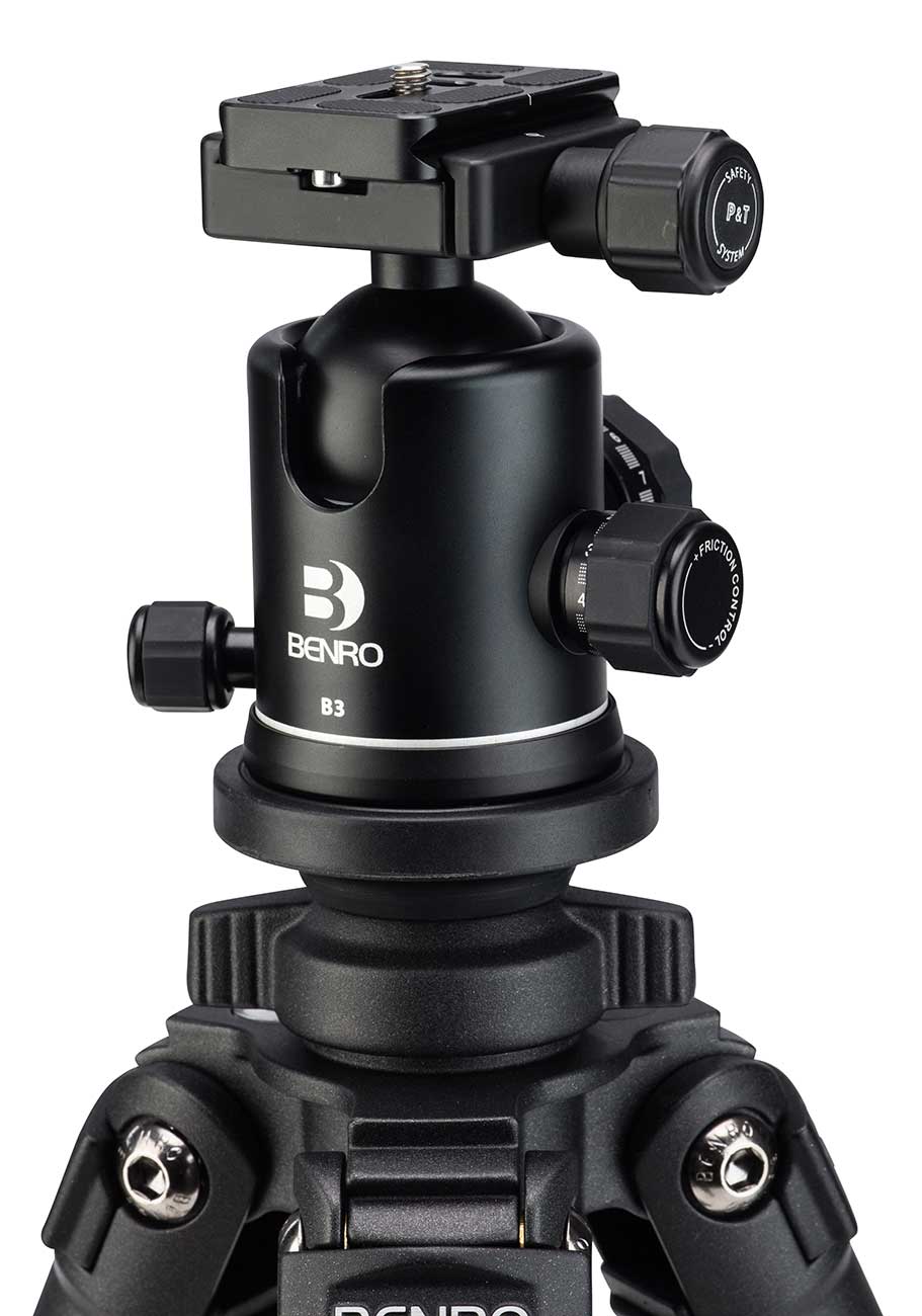 Benro Adventure Tripod in Aluminum Black with HD1A - TAD18AHD1A - image 6