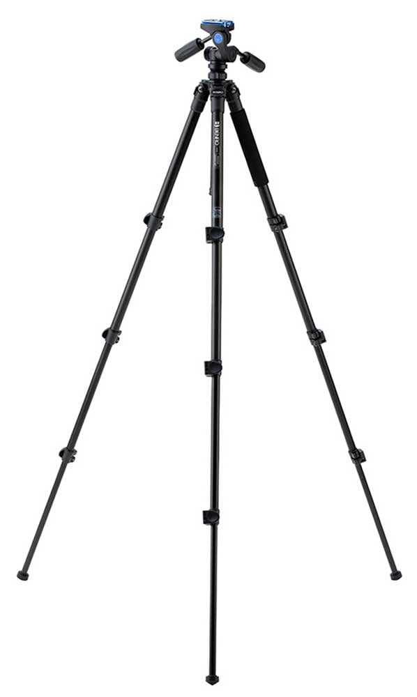 Benro Adventure Tripod in Aluminum Black with HD1A - TAD18AHD1A - image 4