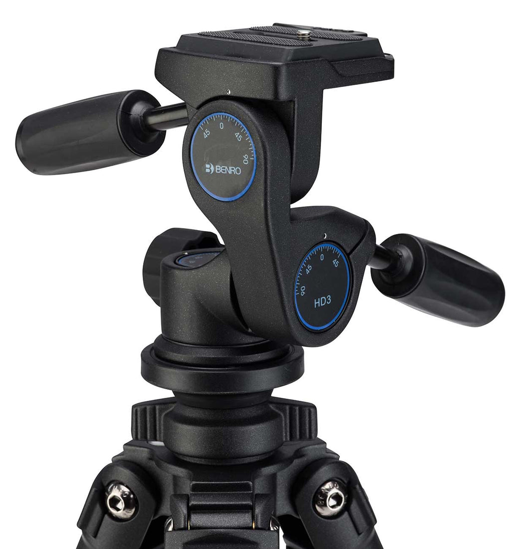 Benro Adventure Tripod in Aluminum Black with HD1A - TAD18AHD1A - image 7