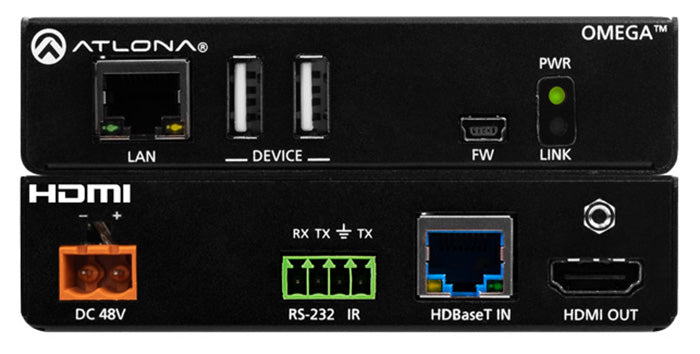 Atlona HDBaseT Receiver For HDMI With USB - AT-OME-EX-RX - image 1