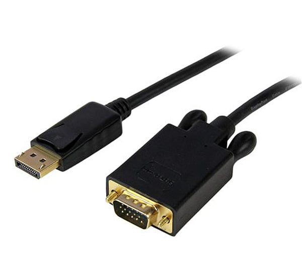 StarTech 6 Ft DisplayPort To VGA Adapter Converter Cable - DP2VGAMM6B - image 1