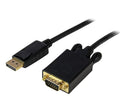 StarTech 6 Ft DisplayPort To VGA Adapter Converter Cable - DP2VGAMM6B - image 1