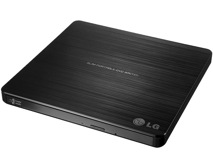 LG Black External Optical Drive Super-Multi Portable DVD Rewriter - GP60NB50 - image 1