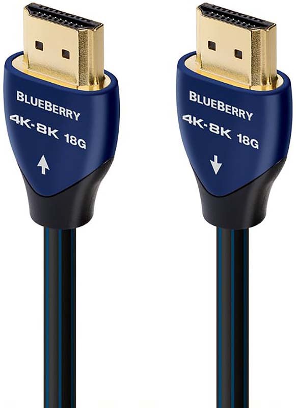 AudioQuest 1.5 Meters (4.9 Feet) BlueBerry HDMI 2.1 Cable - HDM18BLUE150 - image 1