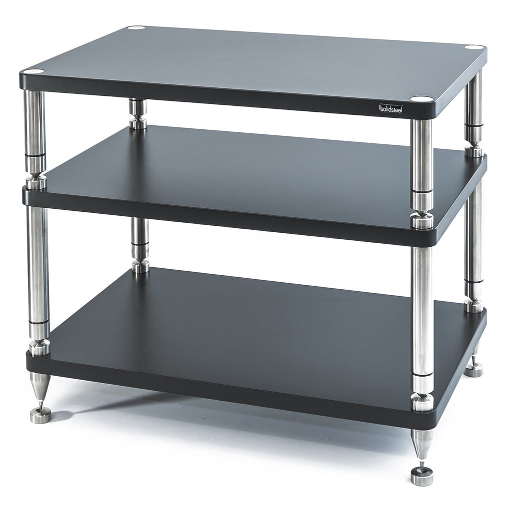 Solidsteel HY-3 Flat Black High-End Audio Rack - HY-3L - image 1