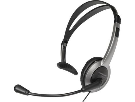 Panasonic Hands-Free Black And Silver Headset - KX-TCA430 - image 1