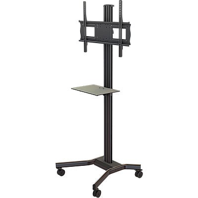 Crimson Mobile Adjustable Height And Tilt Black AV Cart - M631 - image 1
