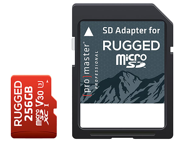 ProMaster Professional 256GB microSDXC V30 Rugged Memory Card - PRO5393 - image 1