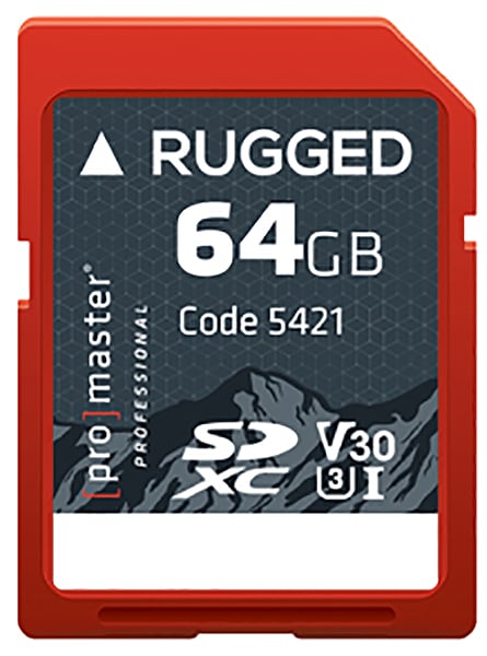ProMaster Professional 64GB SDXC 600X Rugged Memory Card - PRO5421 - image 1
