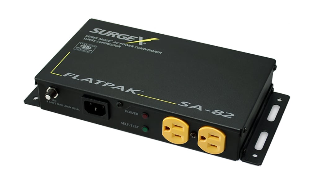 SurgeX FlatPak Surge Protector And Power Conditioner - SA-82 - image 1