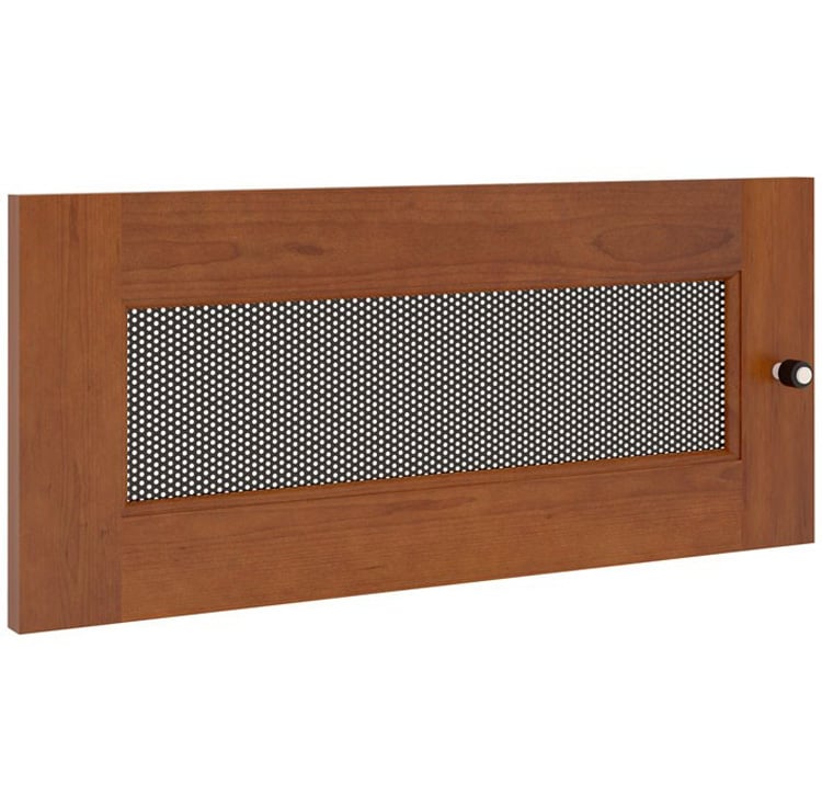 Salamander Designs Perforated Steel/Cherry Door - SD10C/P - image 1