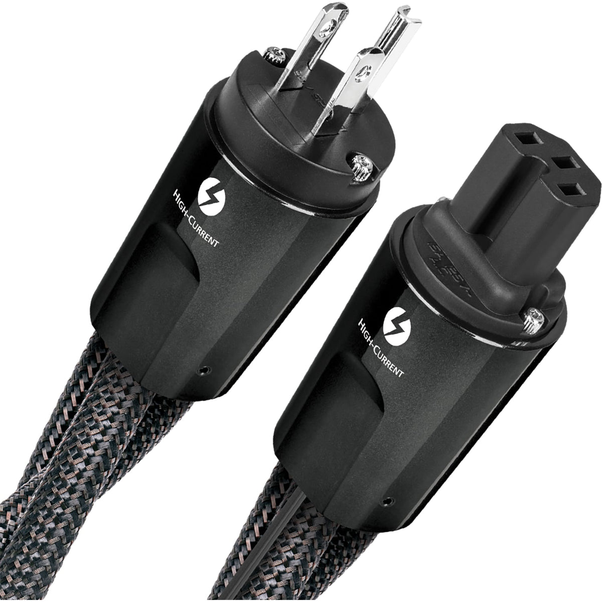 AudioQuest Thunder High (Variable) Current 3.3 Feet 15A 3 Pole AC Power Cable - THUNDER1M15A - image 1