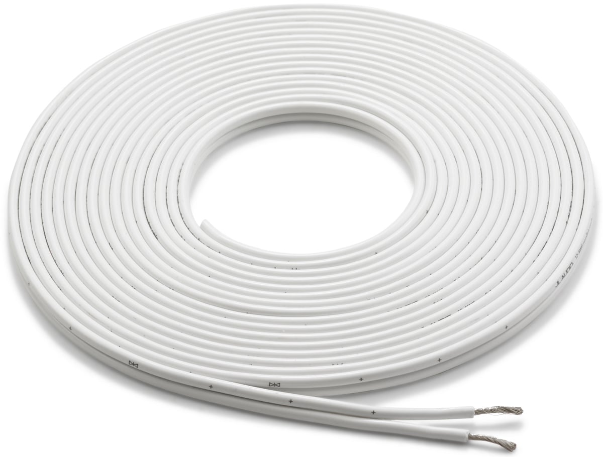 JL Audio White 12 AWG Parallel Conductor Speaker Cable (Price Per Foot) - 010-13450-00 - image 1
