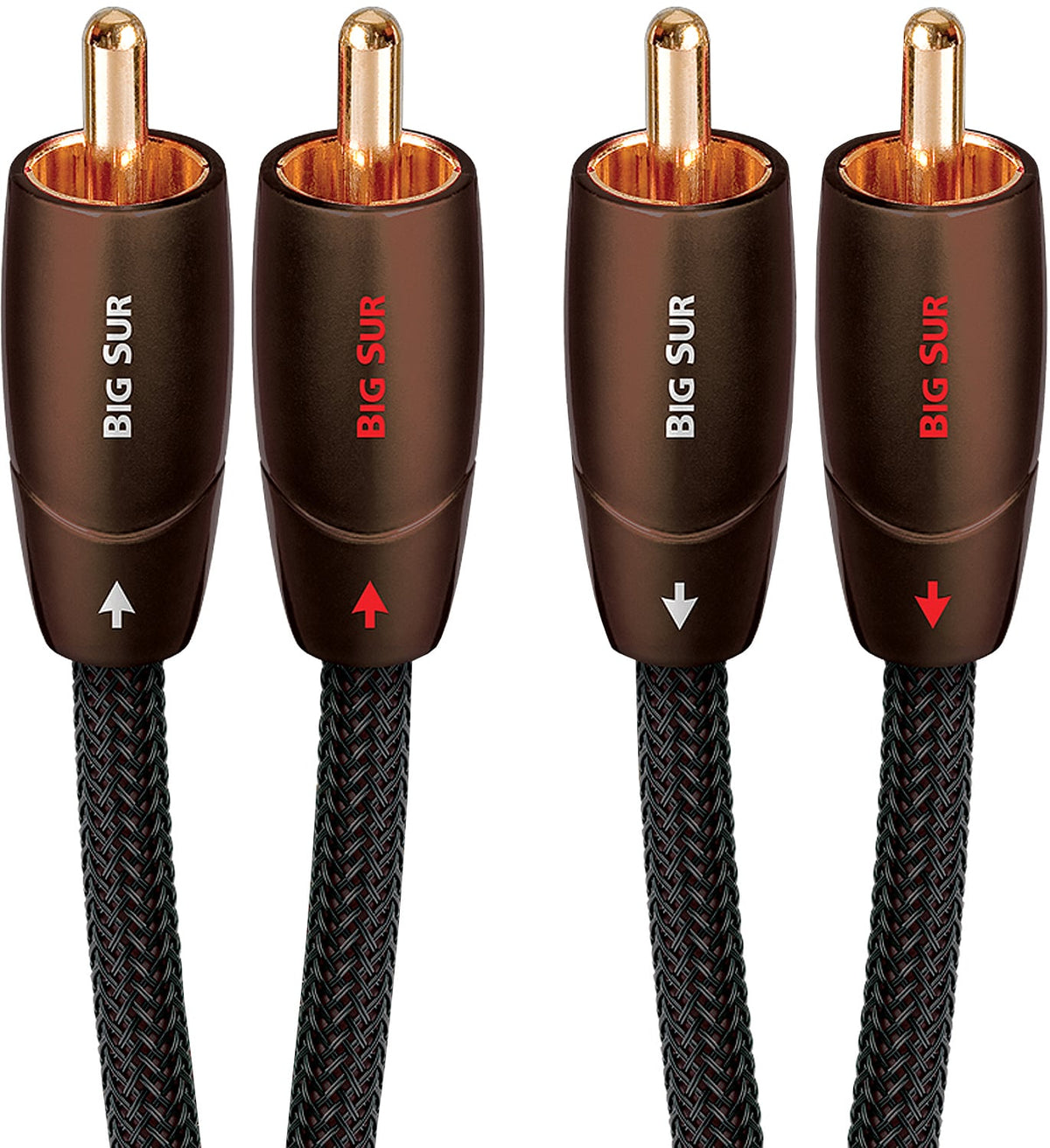 AudioQuest 1.97 Feet Big Sur Analog Interconnect Cable - BIGSUR0.6R - image 1