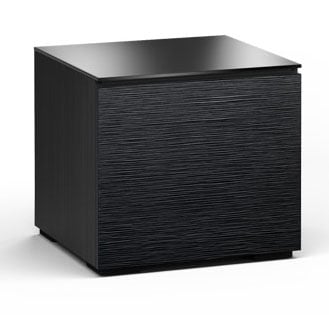 Salamander Designs Chameleon Collection Chicago 217 Black Oak Textured AV Cabinet  - C/CH217/BO - image 1