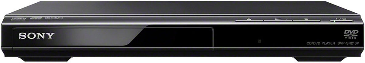 Sony Progressive Scan Black DVD Player - DVPSR210P - image 1