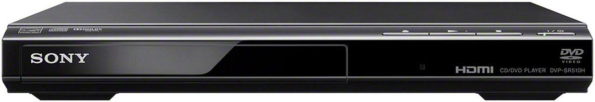 Sony 1080p Upscaling Black DVD Player - DVPSR510H - image 1