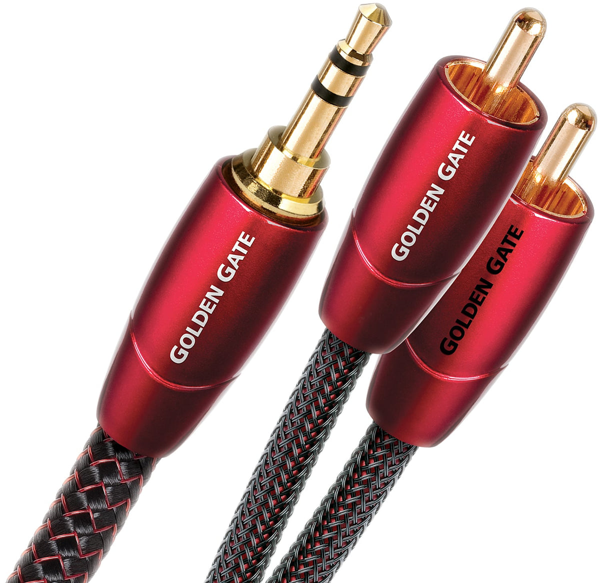 AudioQuest 9.9 Feet Golden Gate Interconnect Cable - GOLDENGATE3POINT52RCA3M - image 1