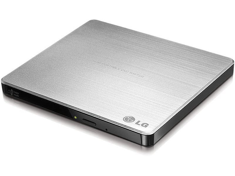 LG Silver 8x External DVD Disc Writer - GP60NS50 - image 1