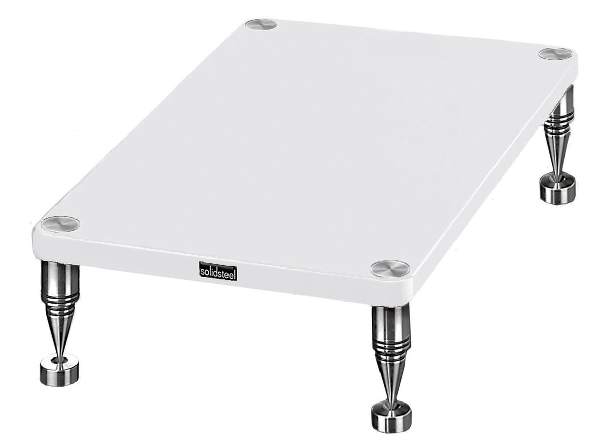Solidsteel Gloss White Amp Stand - HF-AGWH - image 1