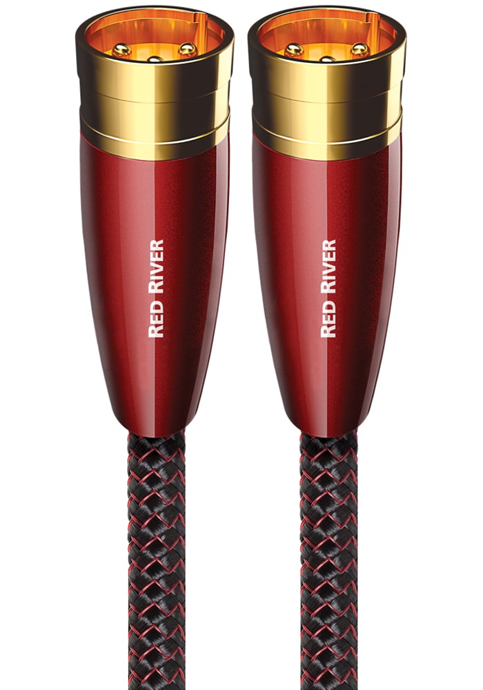 AudioQuest 6.6 Feet Red River XLR Interconnect Cables - REDRIVER2MXLR - image 1
