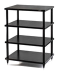 Solidsteel Black S2 Series 4 Shelf Audio Rack - S2-4BK - image 1