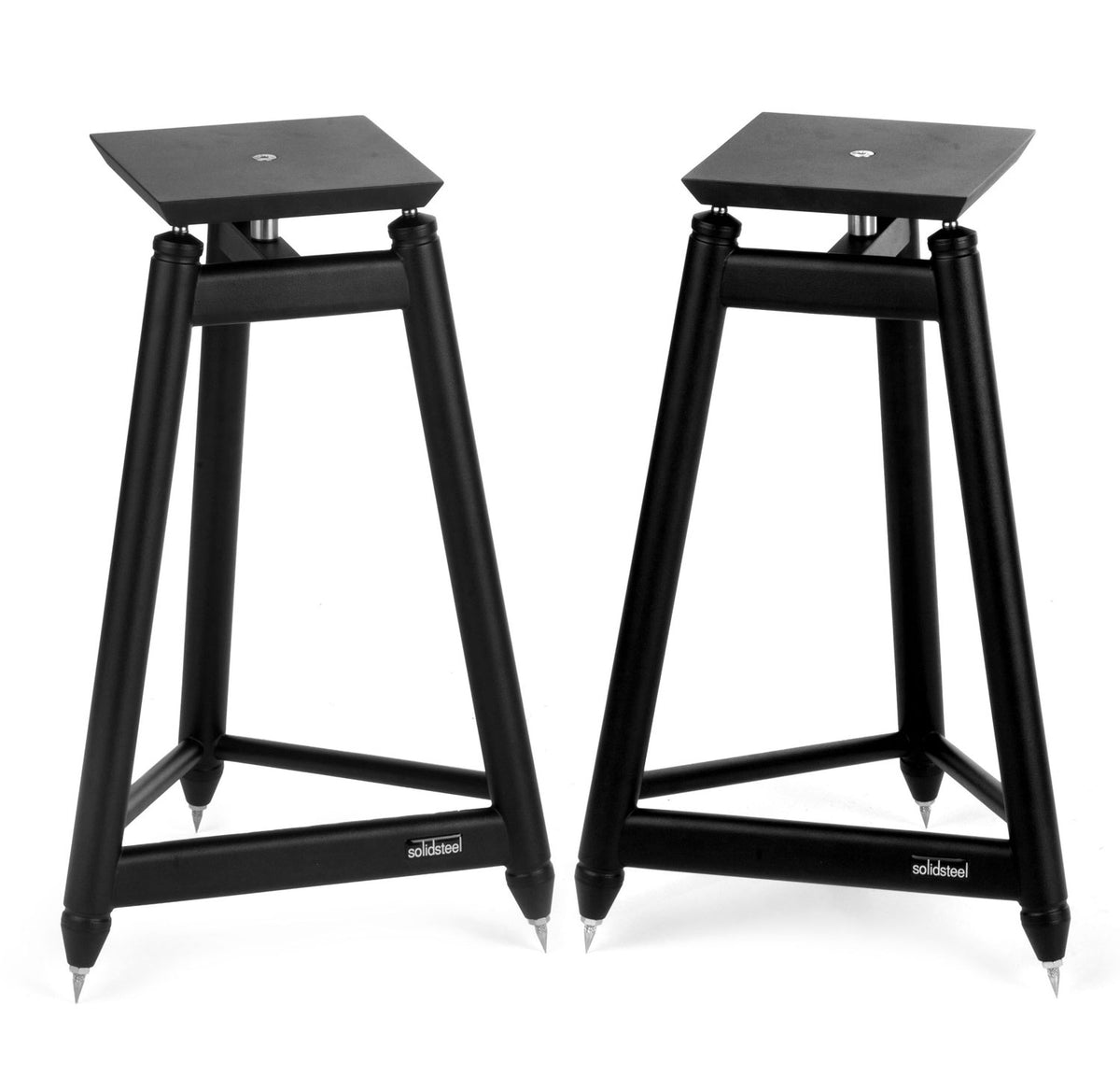 Solidsteel SS-5 Vintage Hi-Fi Speaker Stands (Pair) - SS-5BK - image 1