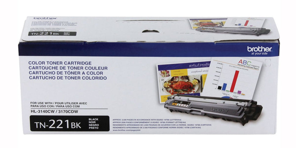 Brother High Yield Black Ink Toner Cartridge - TN221BK - image 1