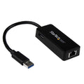 StarTech Black USB 3.0 To Gigabit Ethernet Adapter  - USB31000SPTB - image 1
