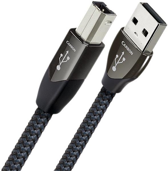 AudioQuest Carbon 3 Meter (9.8 Feet) USB A To B Digital Interconnect - CARBONUSBA2B3M - image 1
