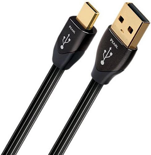 AudioQuest Pearl 0.75 Meter (2.6 Feet) A-Micro USB Cable - USBPEARLA2MICROPOINT75M - image 1