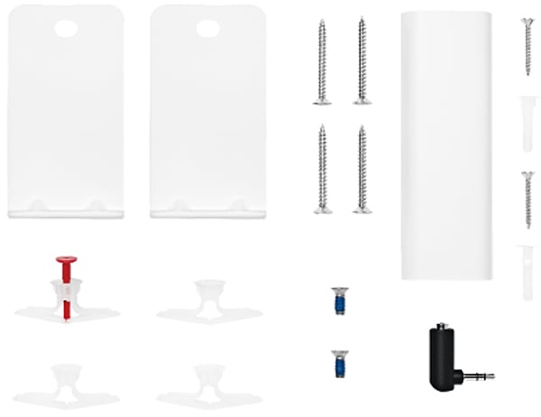 Bose Arctic White Soundbar Wall Bracket (Each) - 802171-0020 - image 1