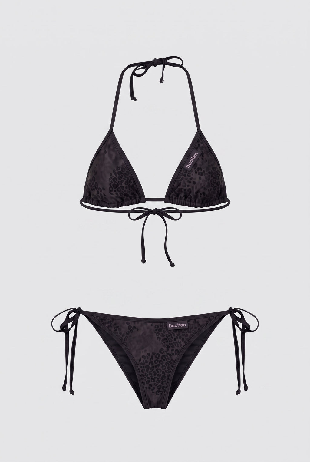 Bikini reactivo al agua (parte inferior) - Negro