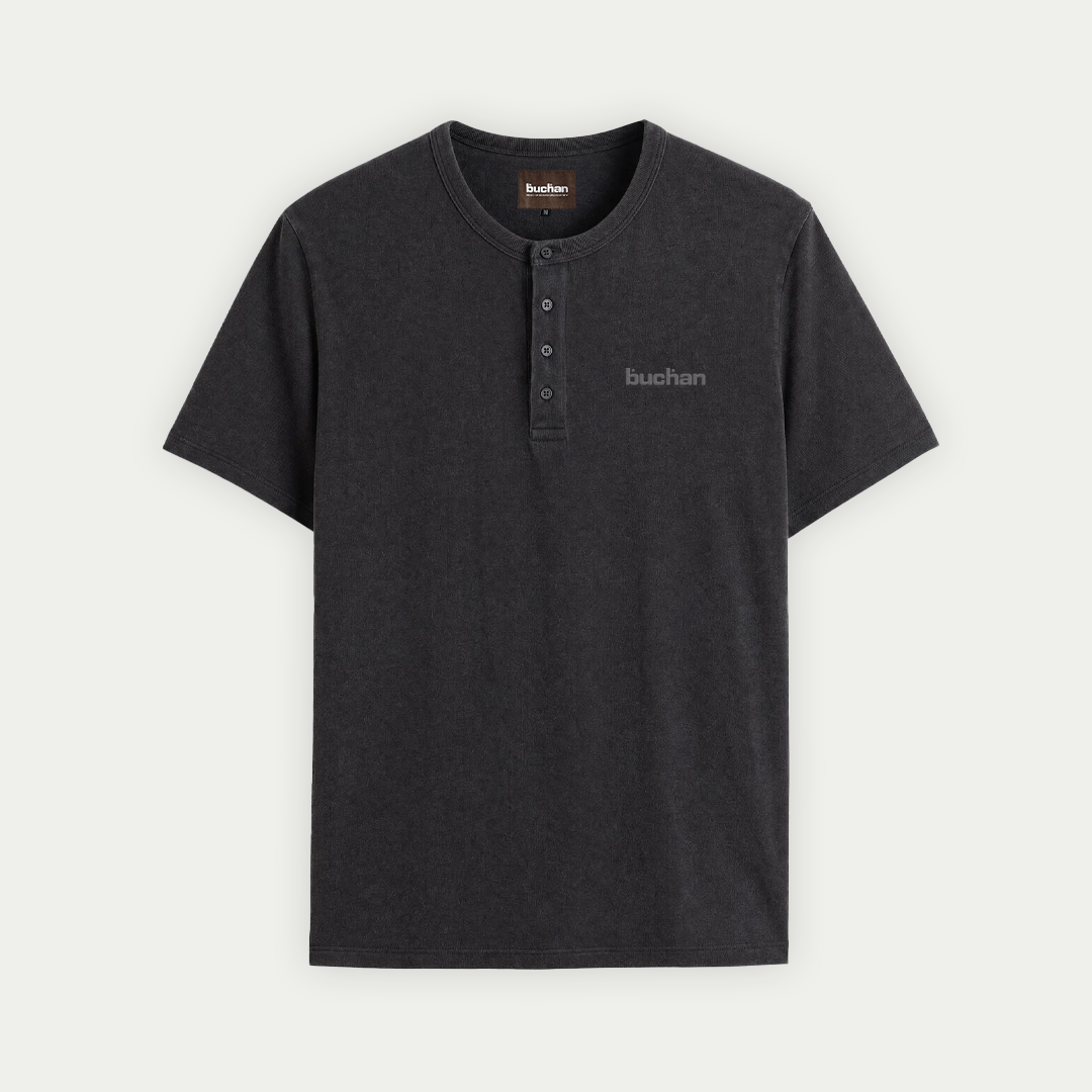Henley T-Shirt - Black