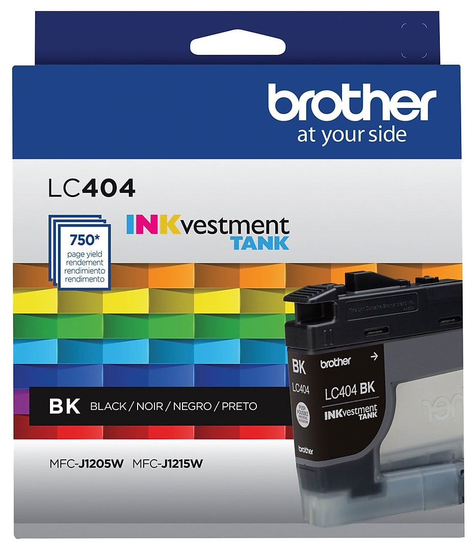 Brother INKvestment Tank Ink Cartridge Standard-Yield in Black - LC404BKS - image 1