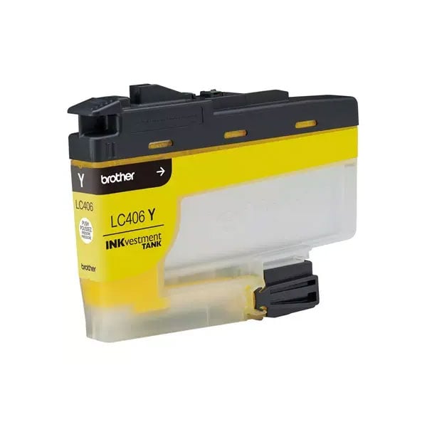 Brother INKvestment Tank Standard-Yield Ink Cartridge Yellow - LC406YS - image 2