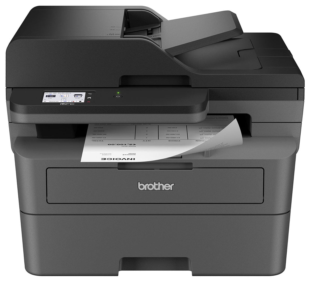 Brother Printer Wireless Compact All-in-One Laser Monochrome - MFC-L2820DW - image 1