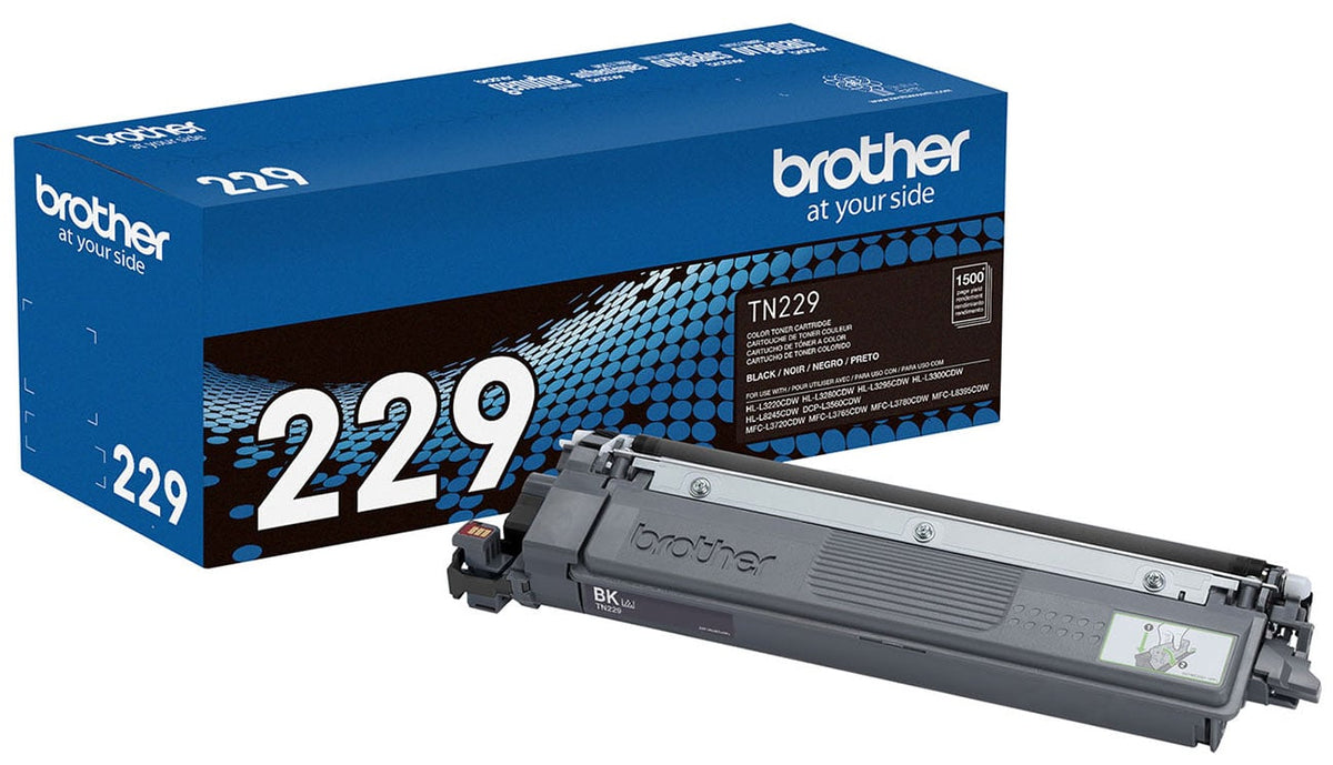 Brother Toner Cartridge Standard Yield for Laser Printers in Black - TN229BK - image 1