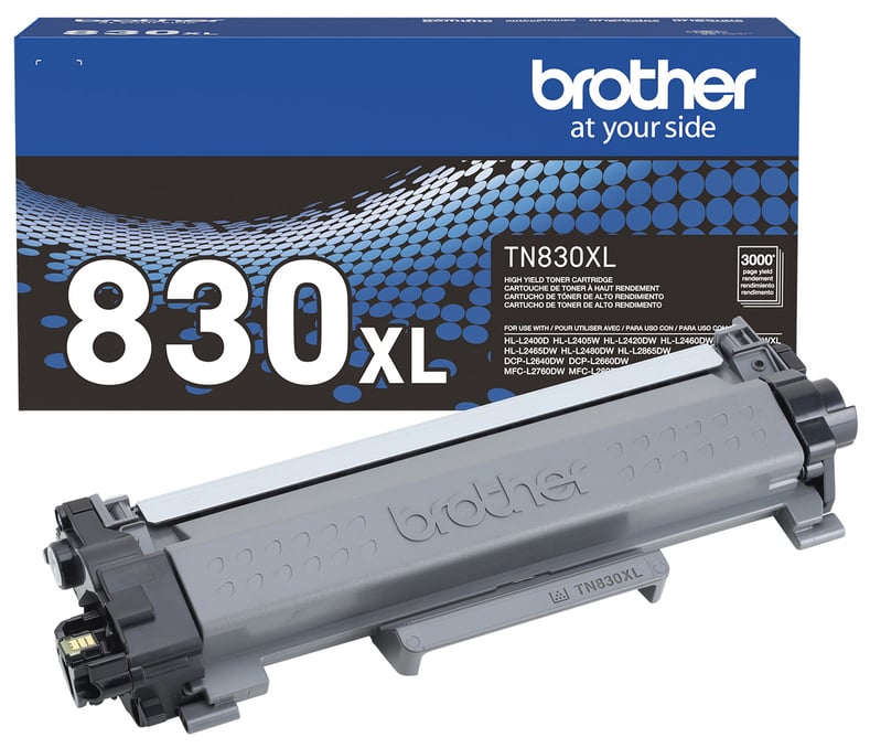 Brother Toner Cartridge High Yield for Laser Printers in Black - TN830XL - image 1