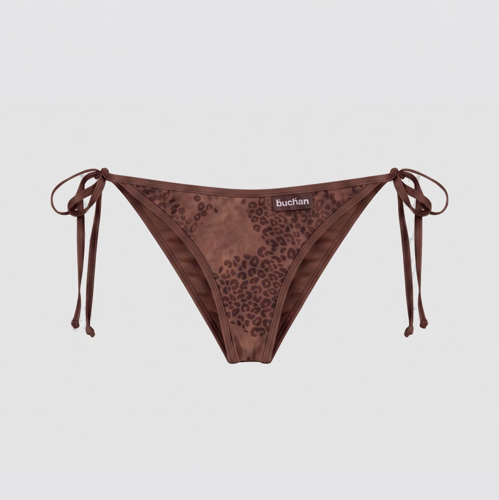 Bikini reactivo al agua (parte inferior) - Marrón