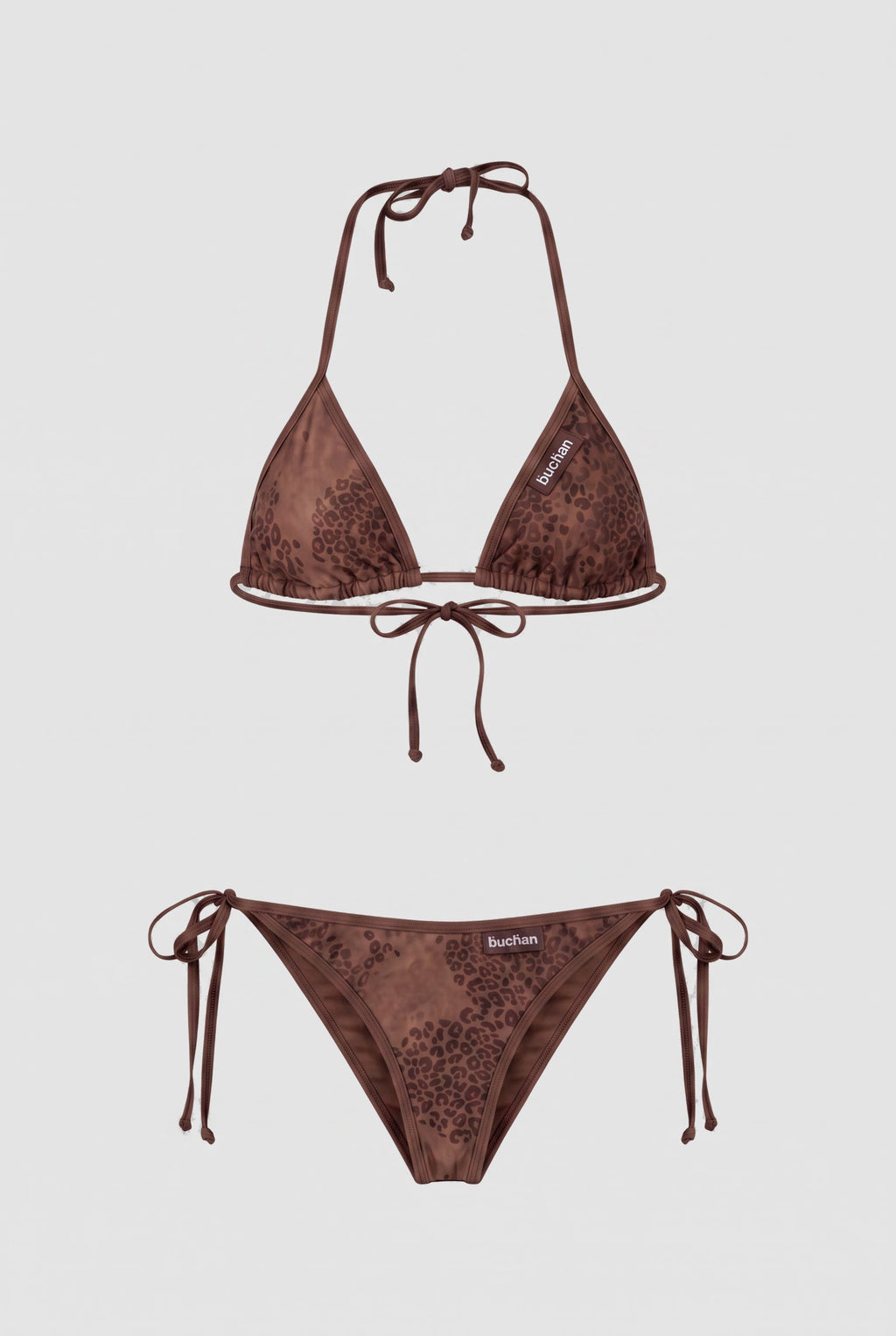 Bikini reactivo al agua (top) - Marrón