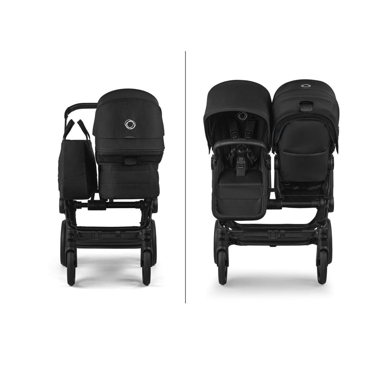 Bugaboo Donkey 6 2-in-1 Stroller in Heritage Black with Black Base - 100370029 - image 7