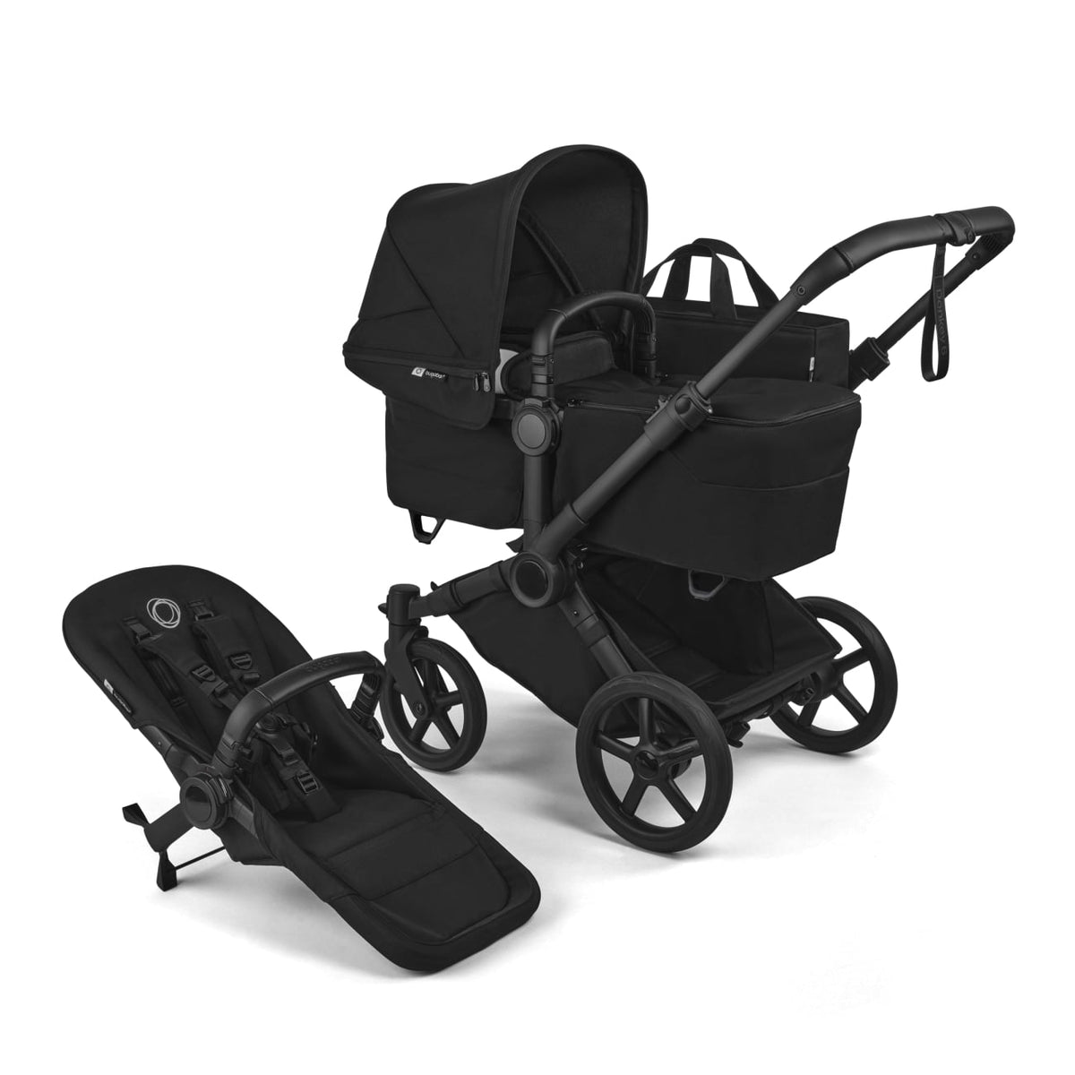 Bugaboo Donkey 6 2-in-1 Stroller in Heritage Black with Black Base - 100370029 - image 1